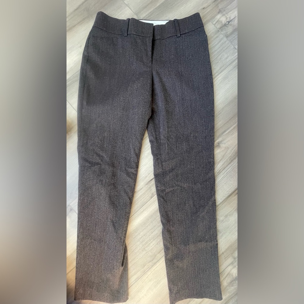 LOFT Julie Womens Brown Black Dress Pants Size 6